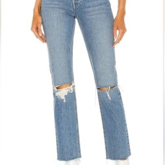 GRLFRND Karolina High Rise Straight Crop Jeans size 26 NWT - Picture 7 of 14